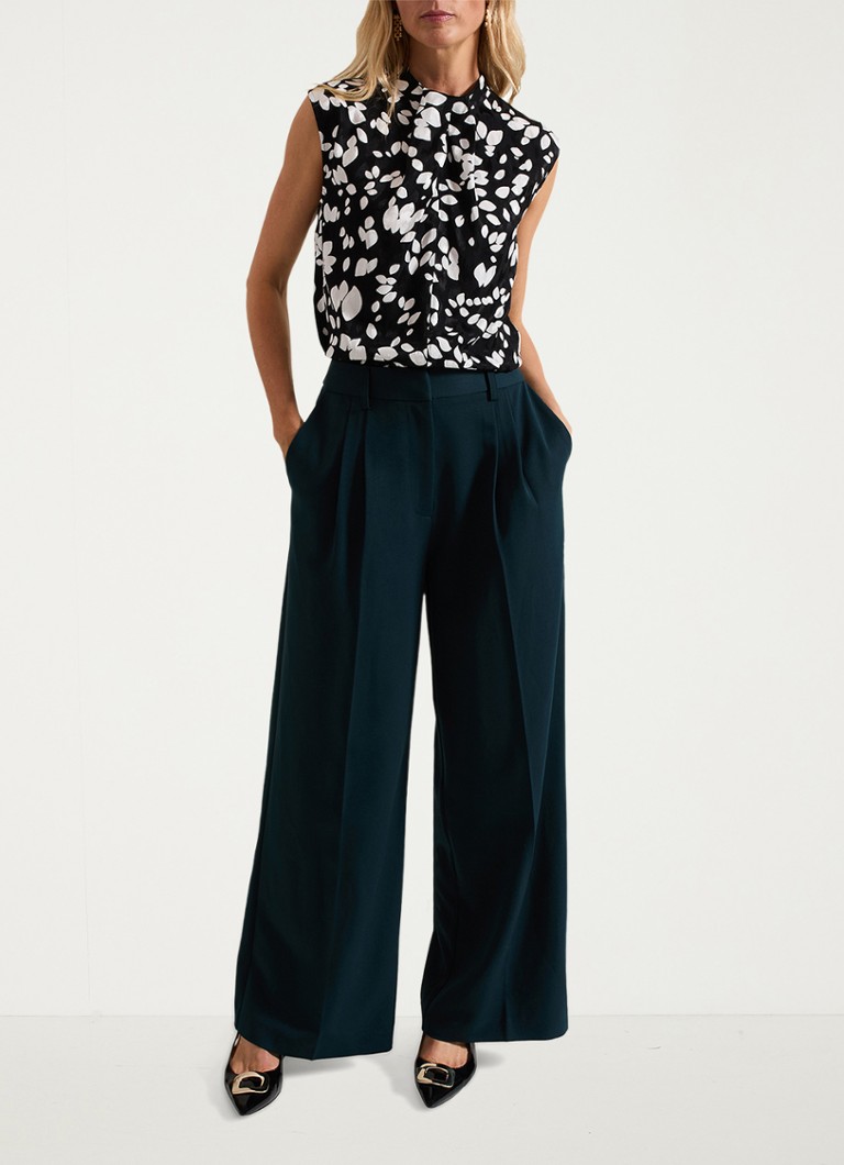 Phase Eight Polly top with print