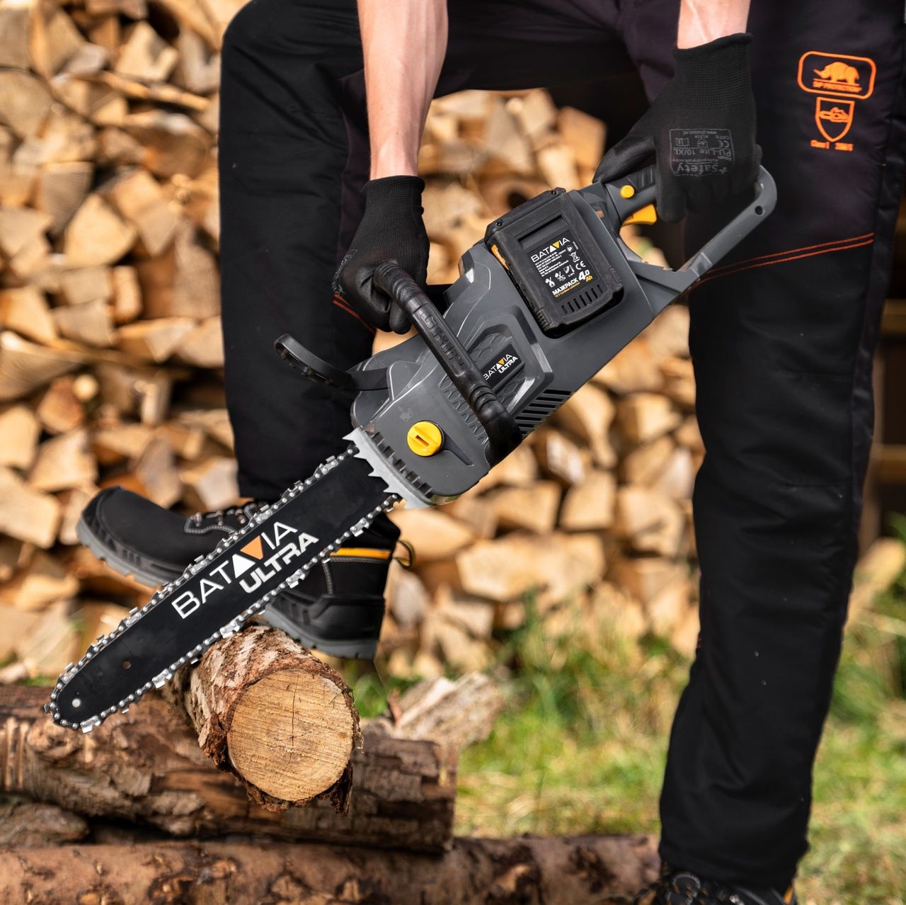 Batavia 36V (2x18 V) Brushless Akku-Kettensäge (ohne Akku und Ladegerät)
