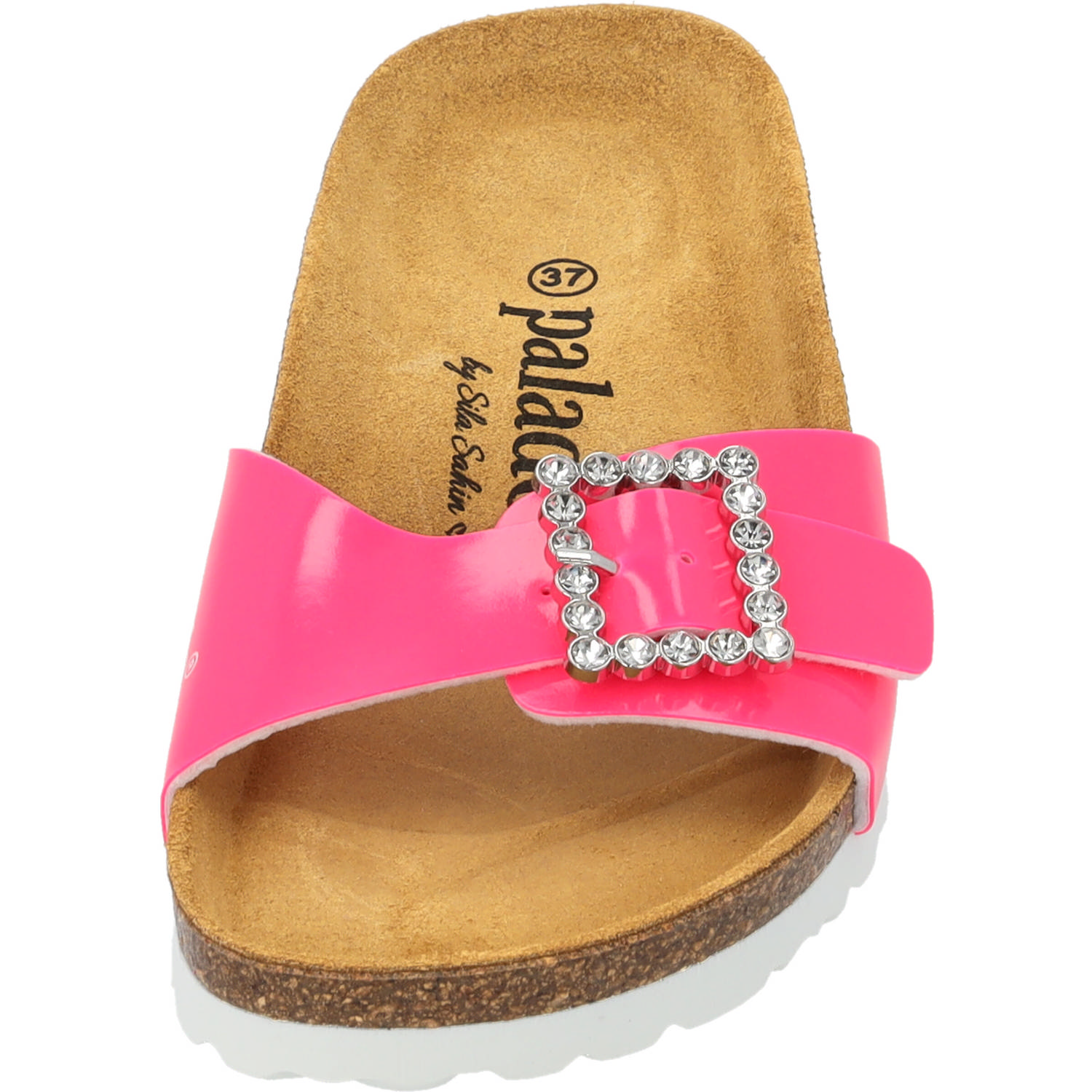 Palado Malta SQ by Sila Sahin, Pantoletten, Damen, Pink Neon Lack