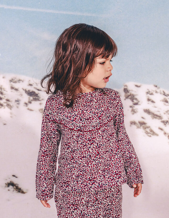 Blouse écrue imprimé étoiles Ecovero® bébé fille