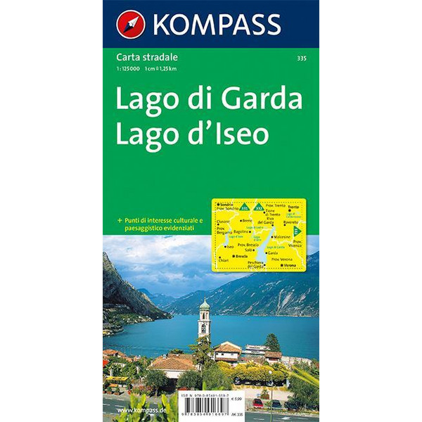 Gardasee - Iseosee 1 : 125 000 - Wanderkarte
