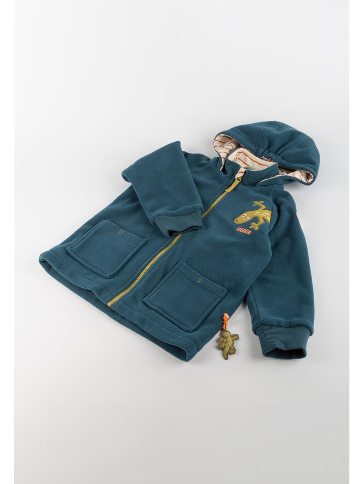 Sigikid Fleecejacke welcome to the jungle in Dunkelblau günstig kaufen