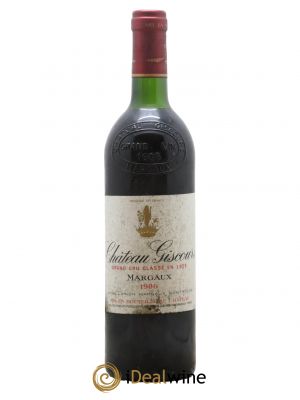 Château Giscours 3ème Grand Cru Classé  1986 - Lot de 1 Bouteille
