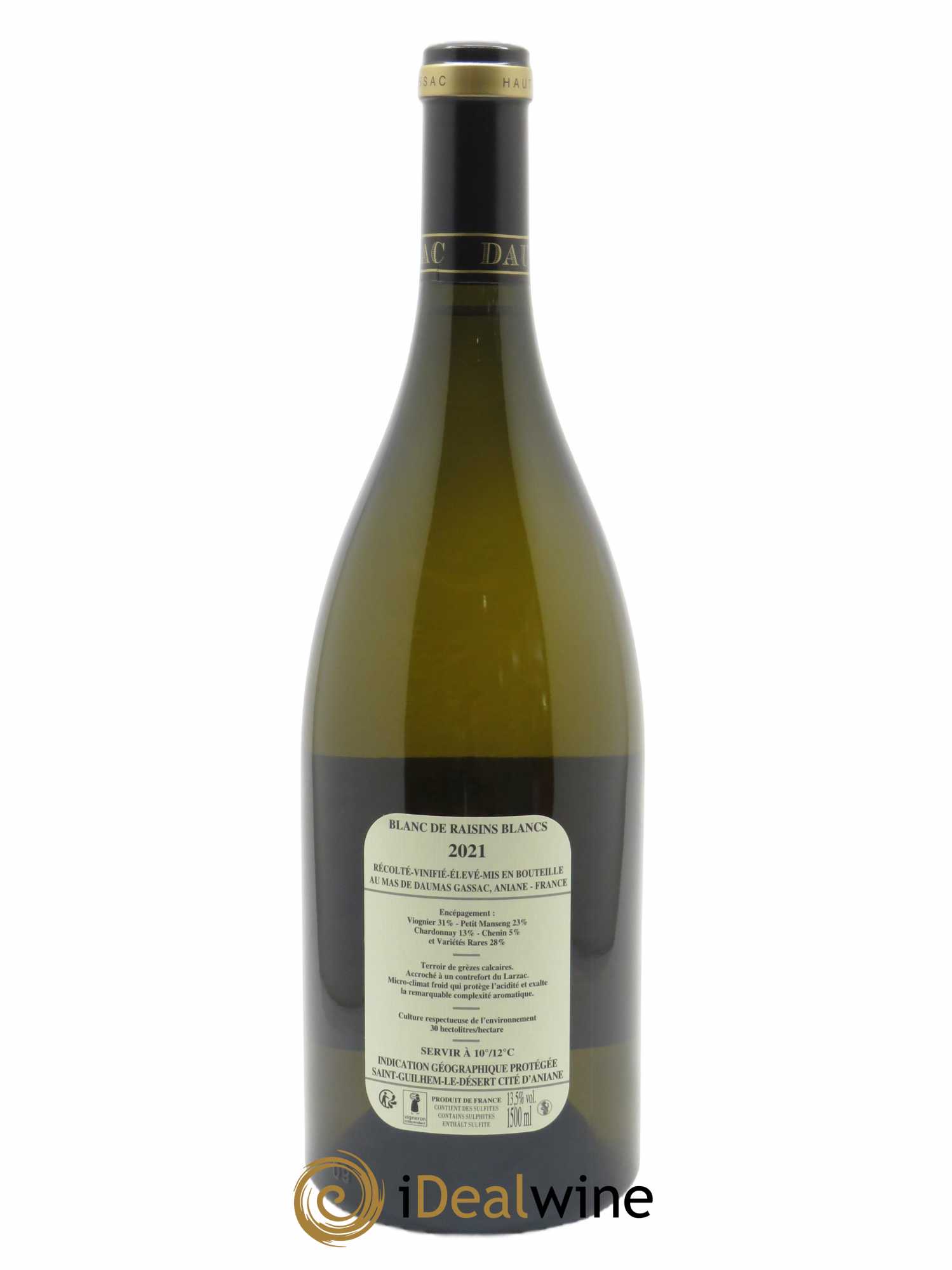IGP St Guilhem-le-Désert - Cité d'Aniane Mas Daumas Gassac Famille Guibert de La Vaissière  2021 - Lot de 1 Magnum