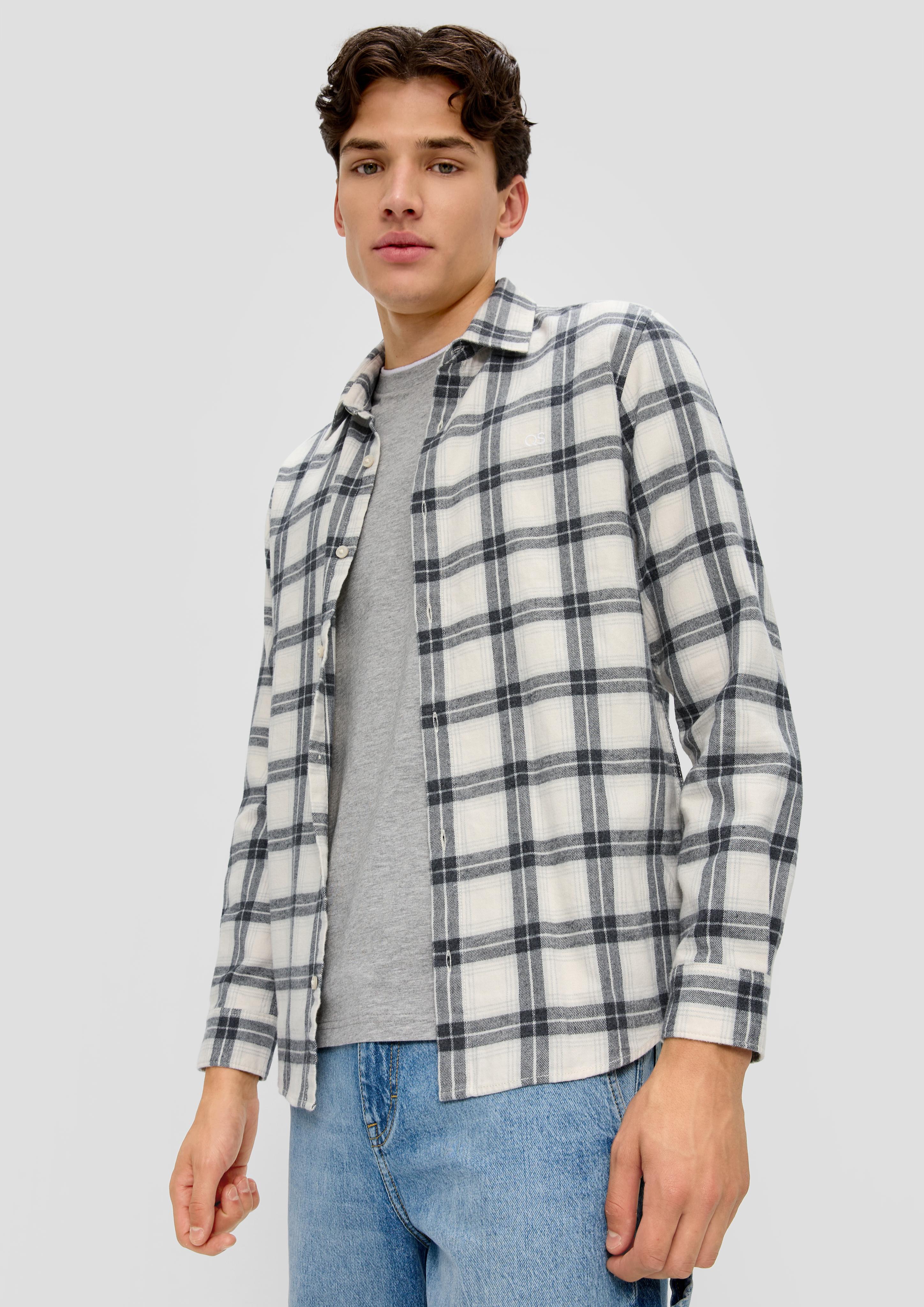 Slim: Hemd aus Twill  2138745-02N0
