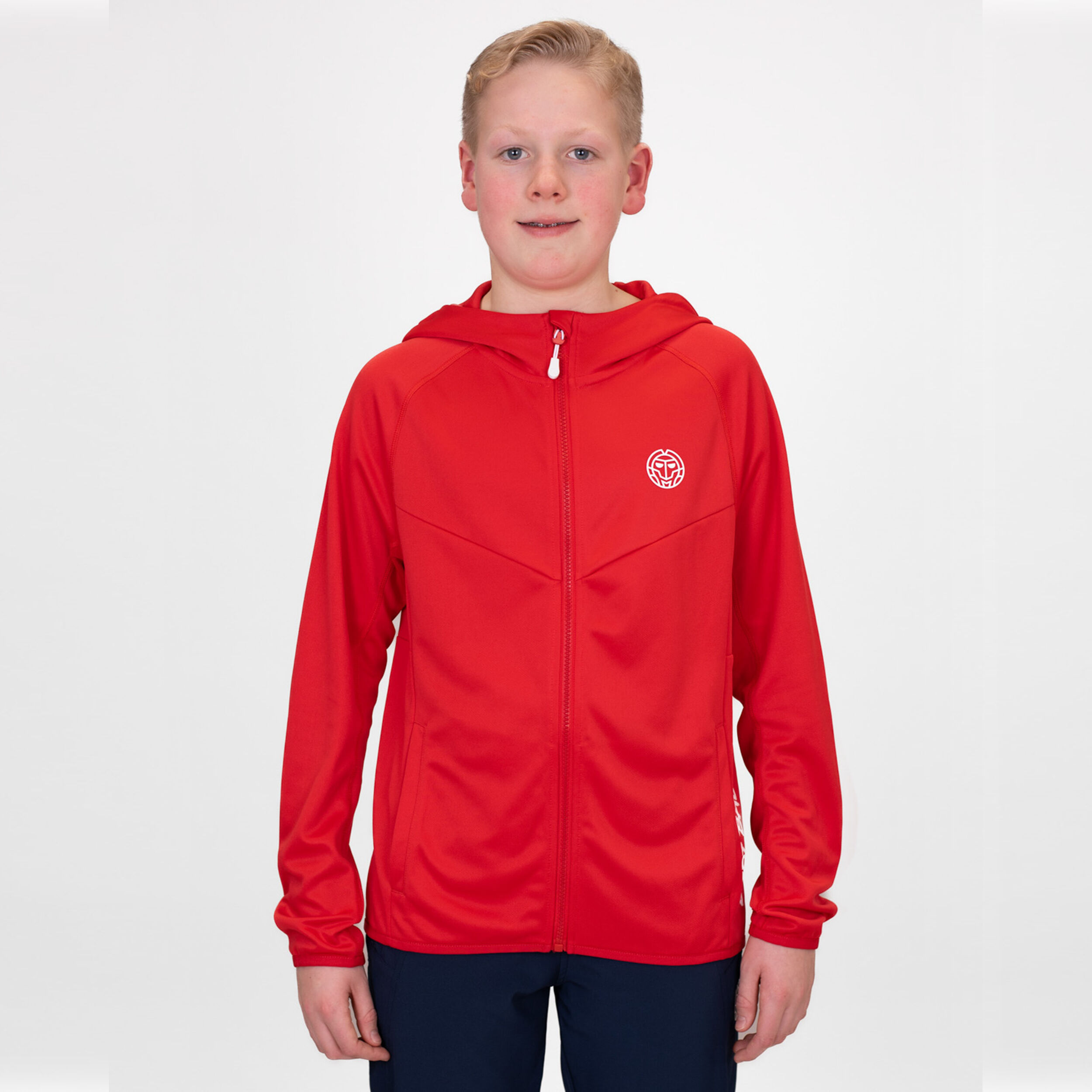Crew Hood Trainingsjacke Jungen - Rot