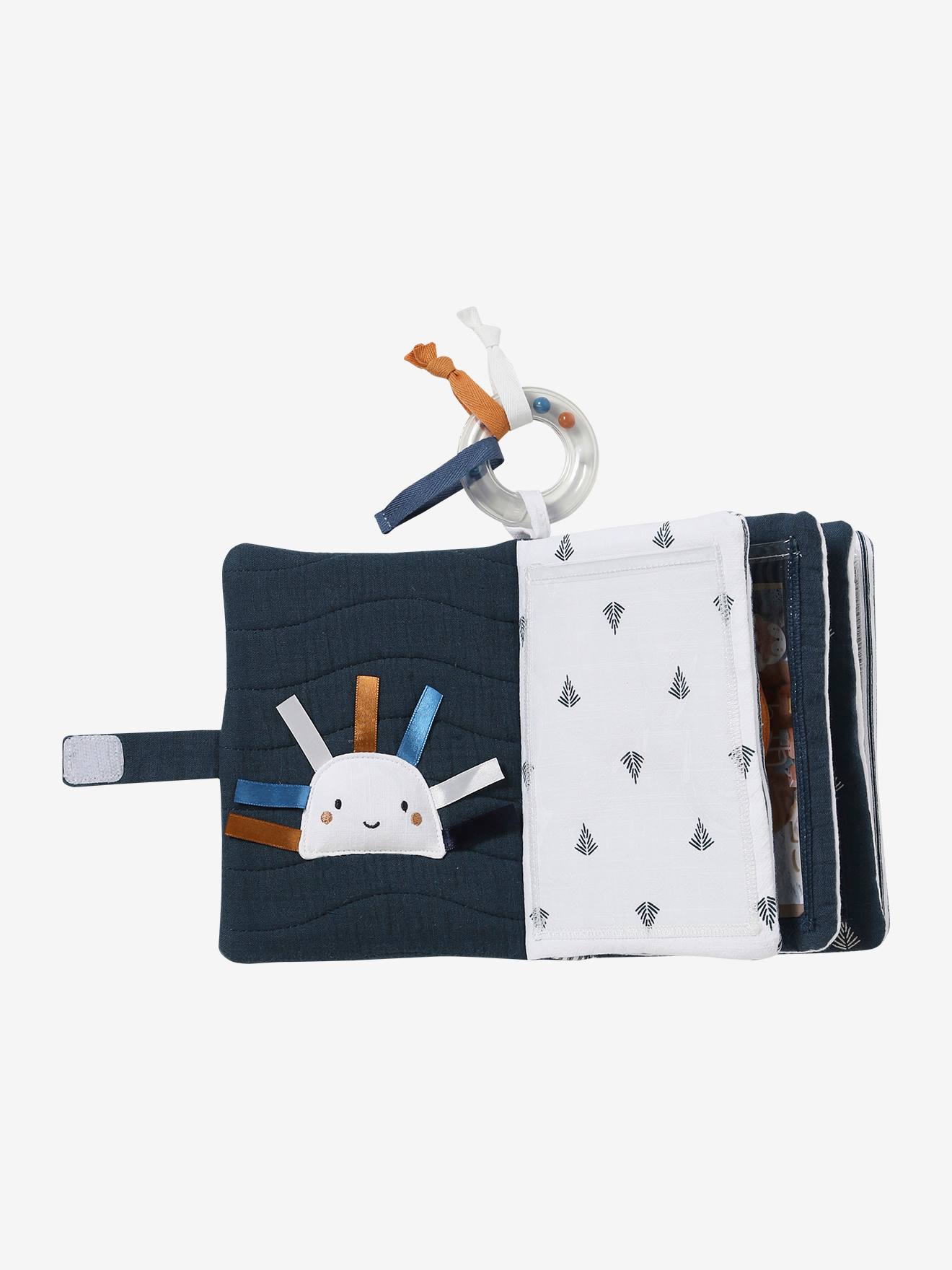 Vertbaudet Baby Foto-Stoffbuch NAVY SEA - blau