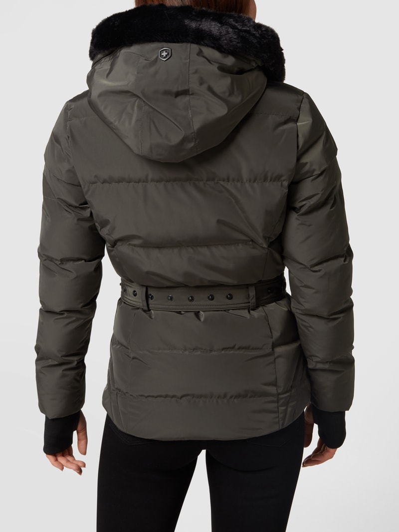 Tivana 382 Funktionsjacke mit Webpelz in anthrazit