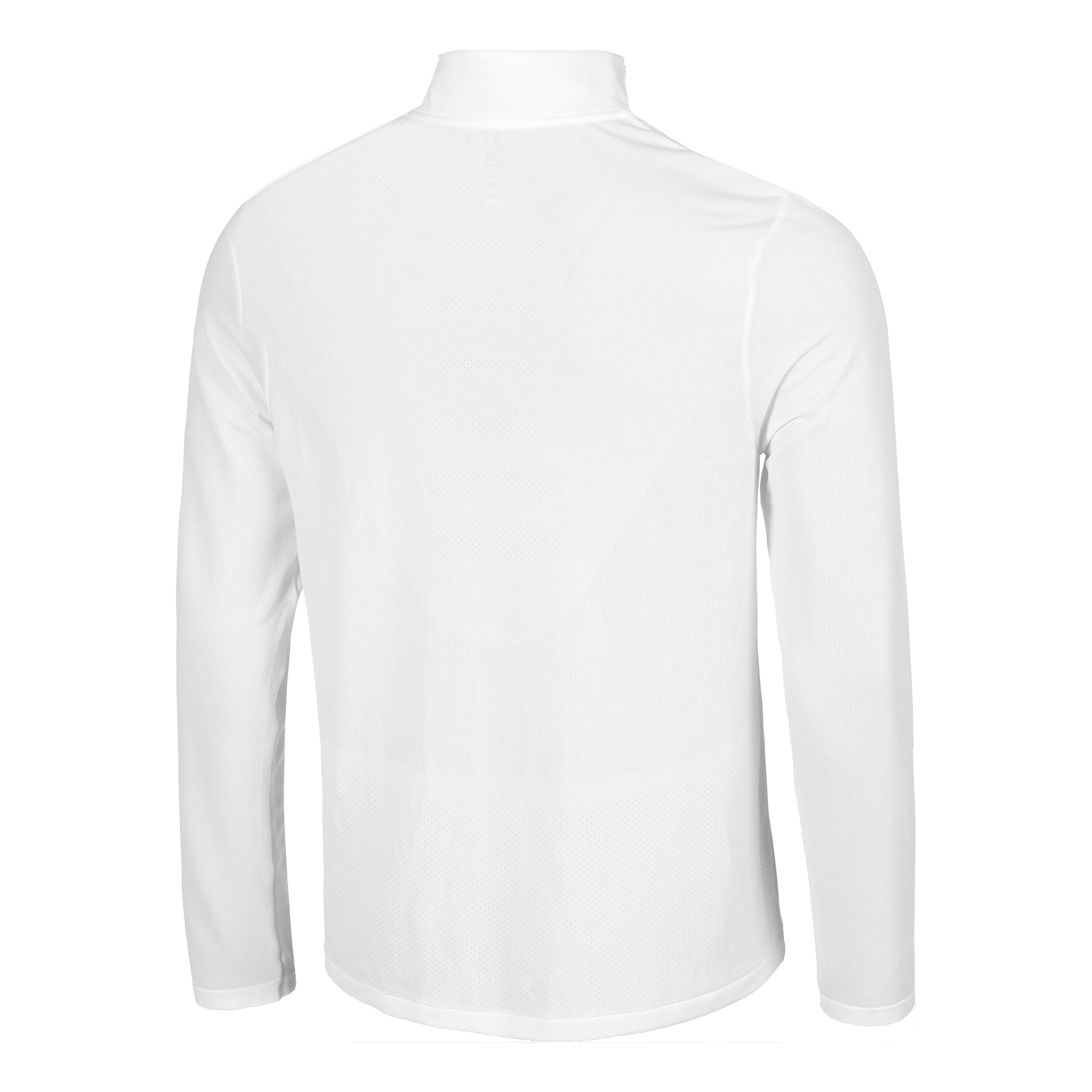 Seamless Stride 1/4 Zip Lauftop Herren - Weiß