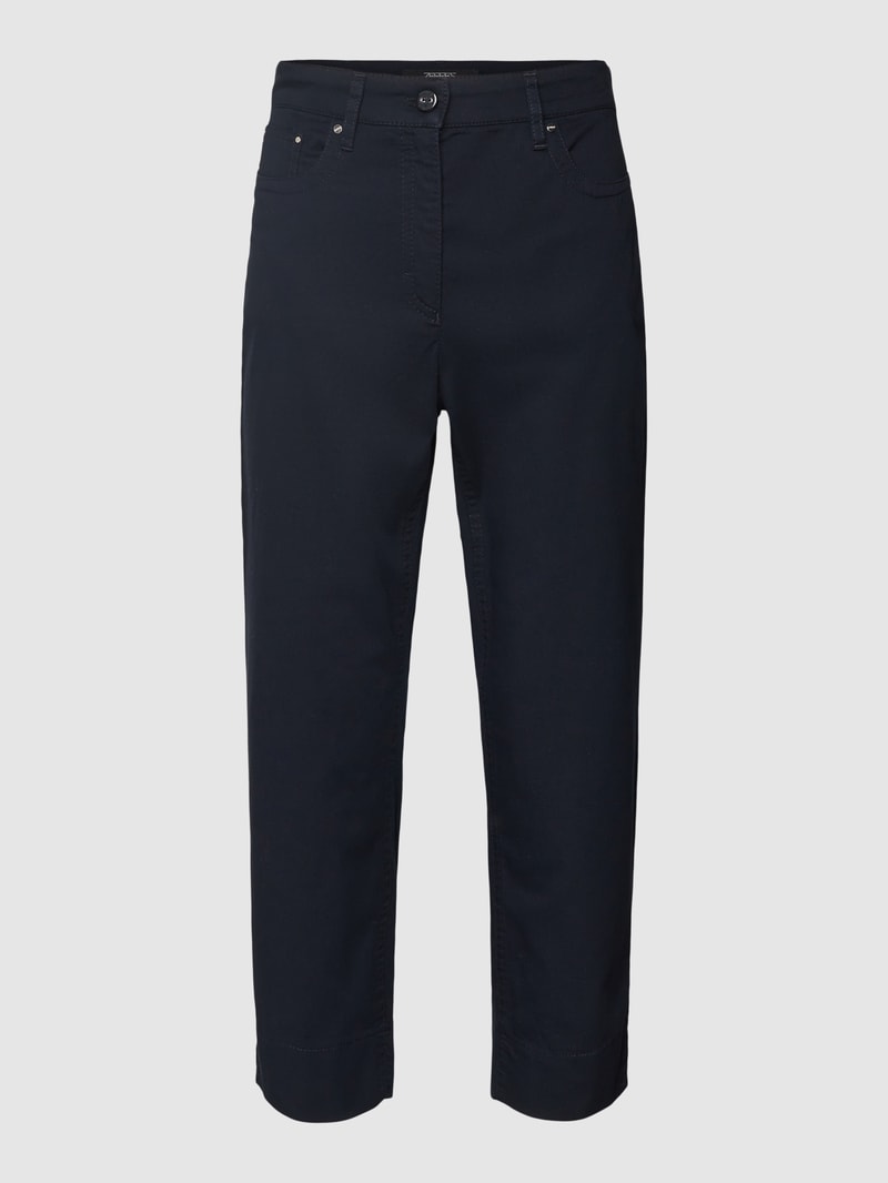 Hose im 5-Pocket-Design Modell 'CORA' in marineblau