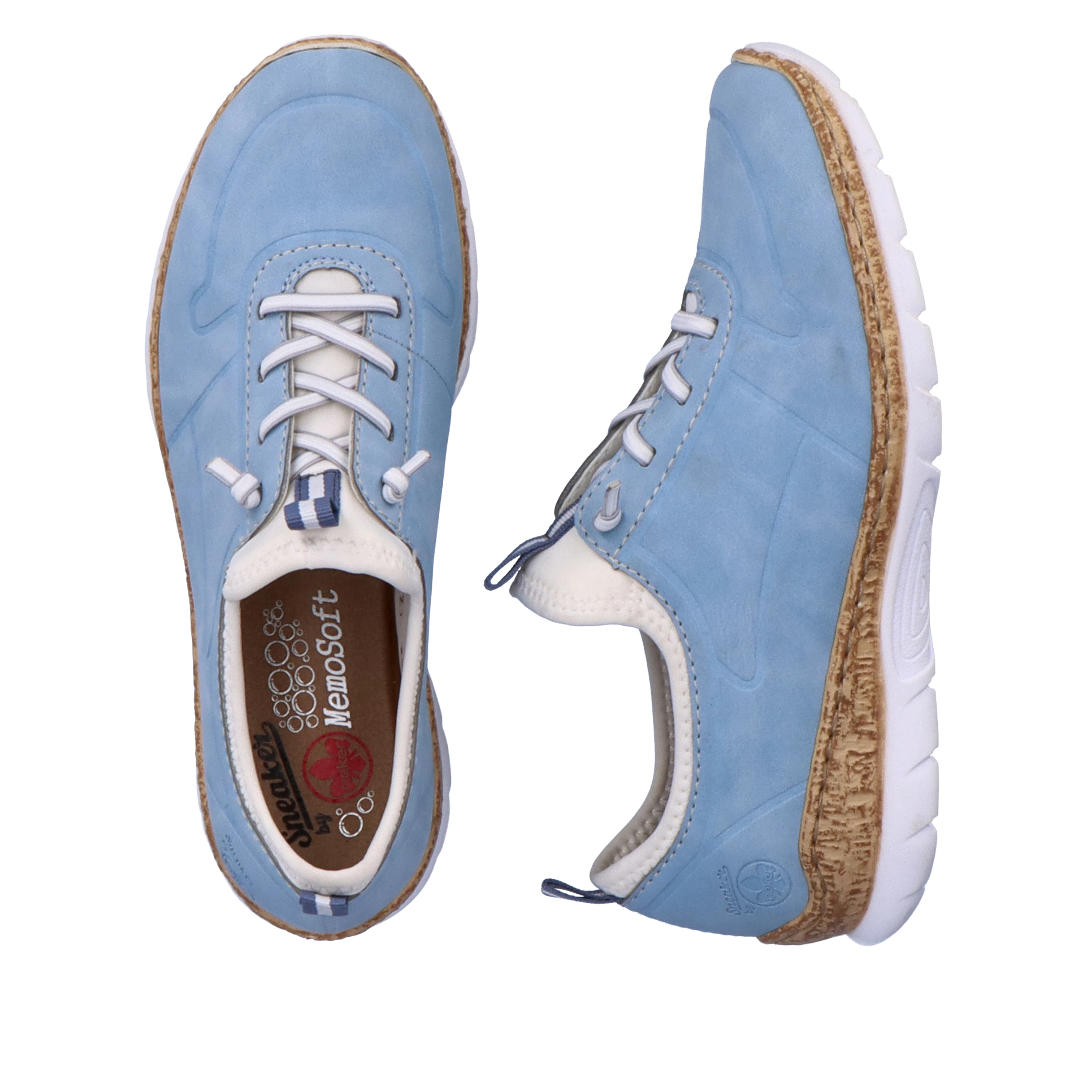 Rieker Damen Slipper himmelblau