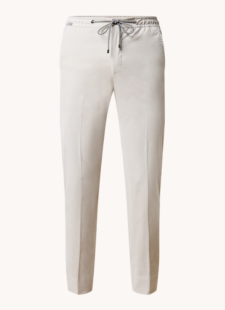 Chino kalhoty Corneliani Tapered z manšestru