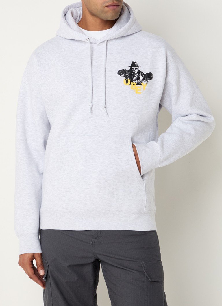 Obey Inner Power hoodie with logo and back print