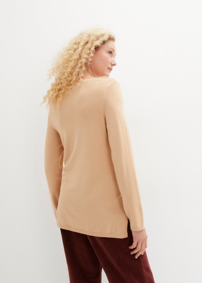Feinstrickpullover, langarm