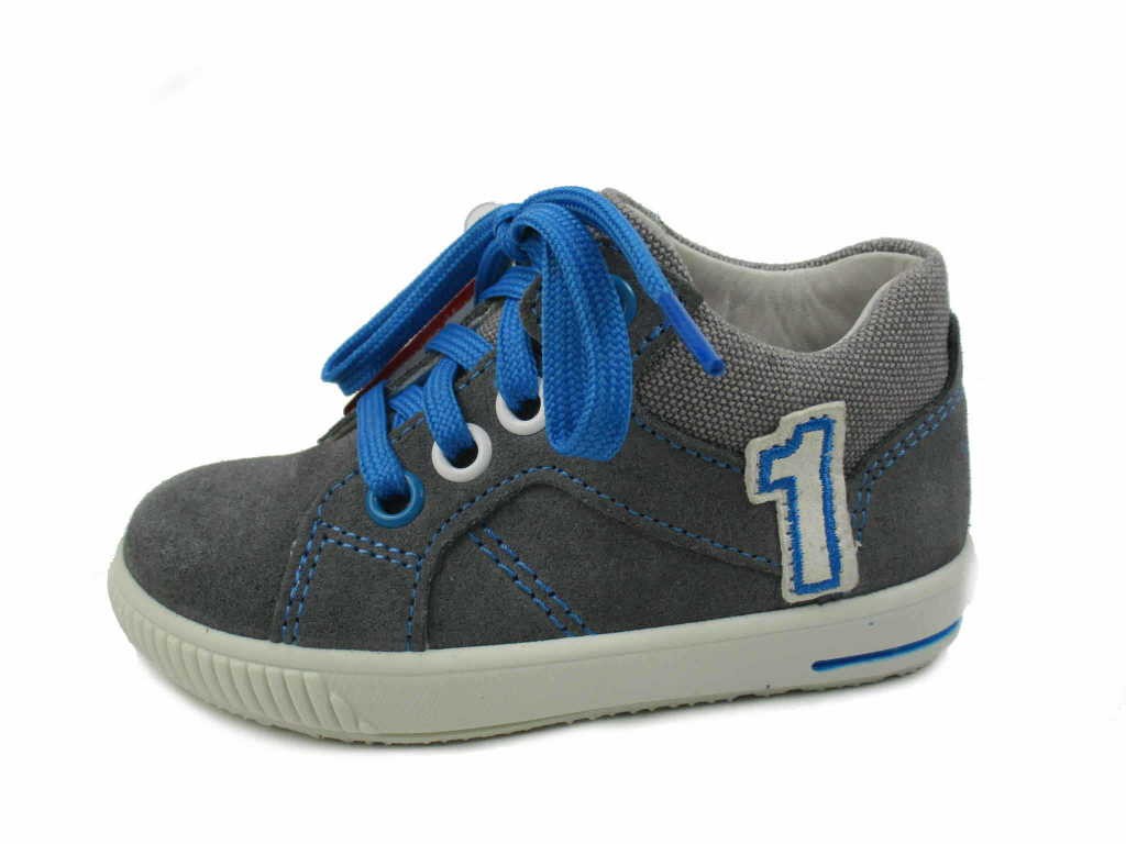 SUPERFIT Halbschuhe grau Moppy   Lauflernstiefel KF
