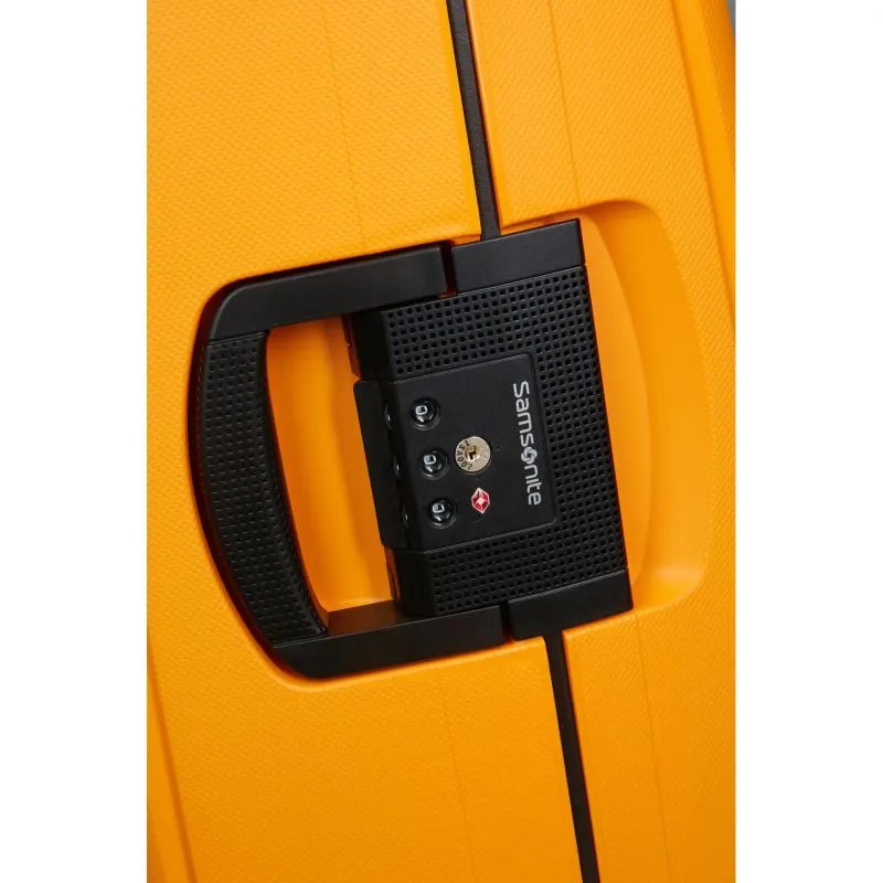 Samsonite S'CURE Spinner 69\/25 mit 4 Rollen M - HONEY YELLOW