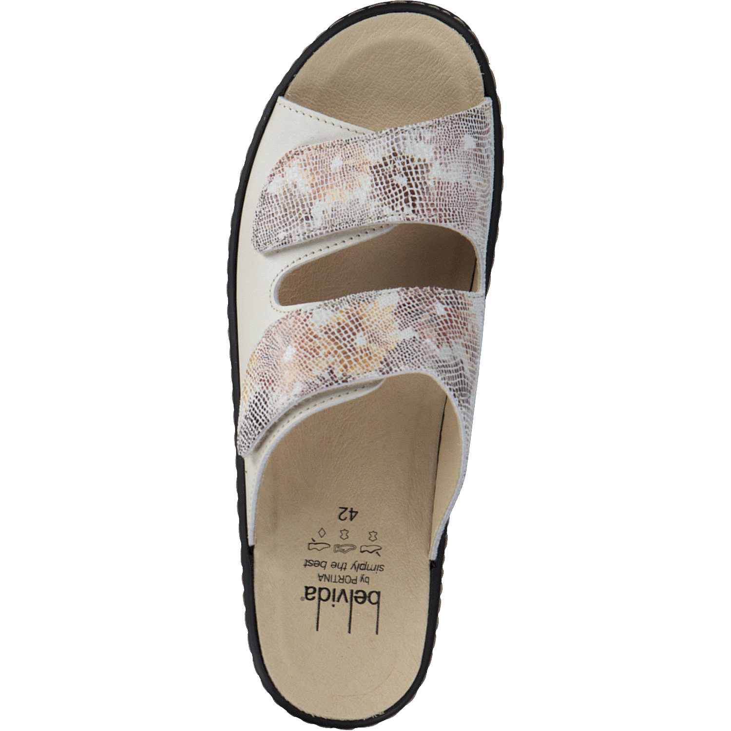 Portina 42.202, Hausschuhe & Pantoffeln, Damen, beige perlato
