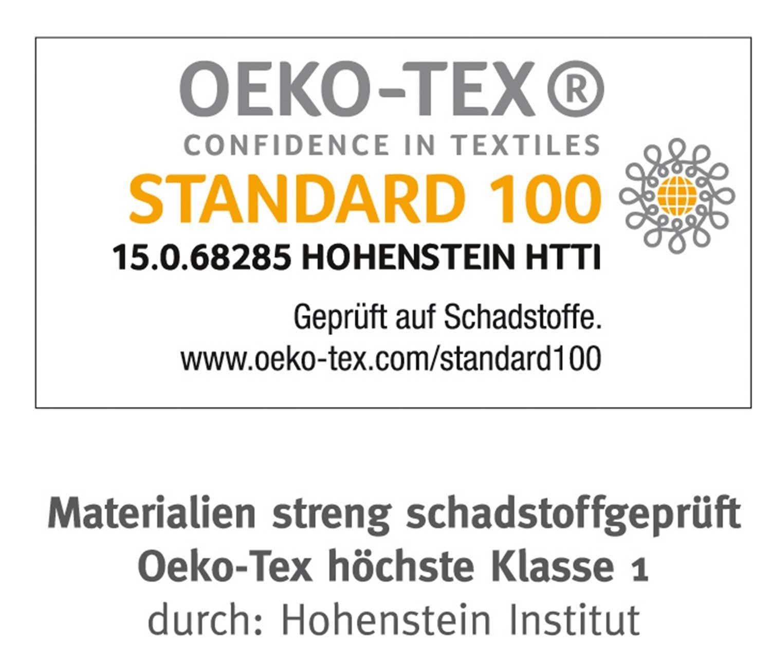 Baumwollbettdecke, SINFONIE BIO LEICHT, Leichtsteppbett, 220 x 155 cm, Paradies, Füllung: Polyester, Bezug: Baumwolle
