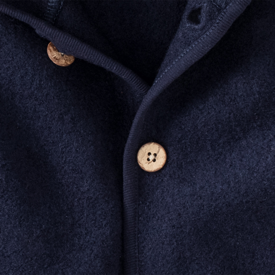 Baby Wollwalk-Jacke mit Umschlagbündchen