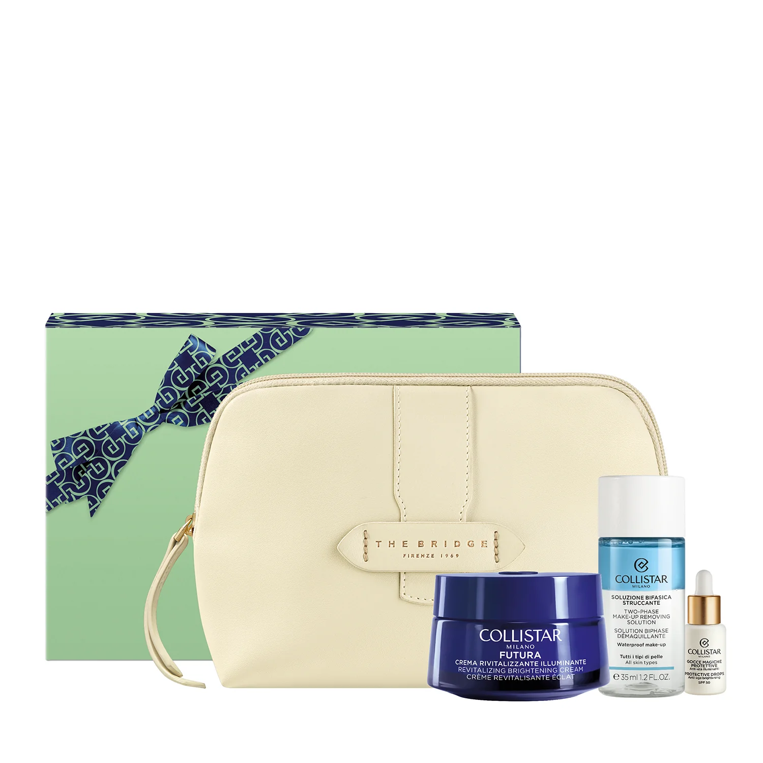 Set cadou Futura Revitalizing Illuminating Cream - Set cadou iluminator, Cremă de zi iluminatoare, Demachiant pentru ochi, Tratamente protectoare