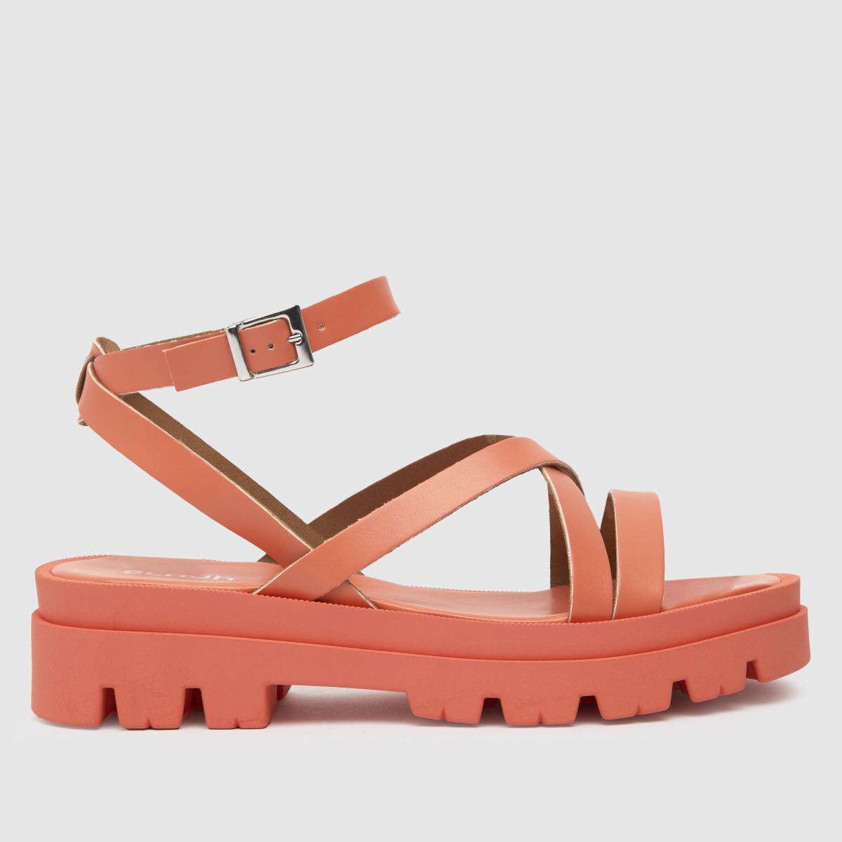Schuh Tatum vastag, pántos szandál narancssárga színben