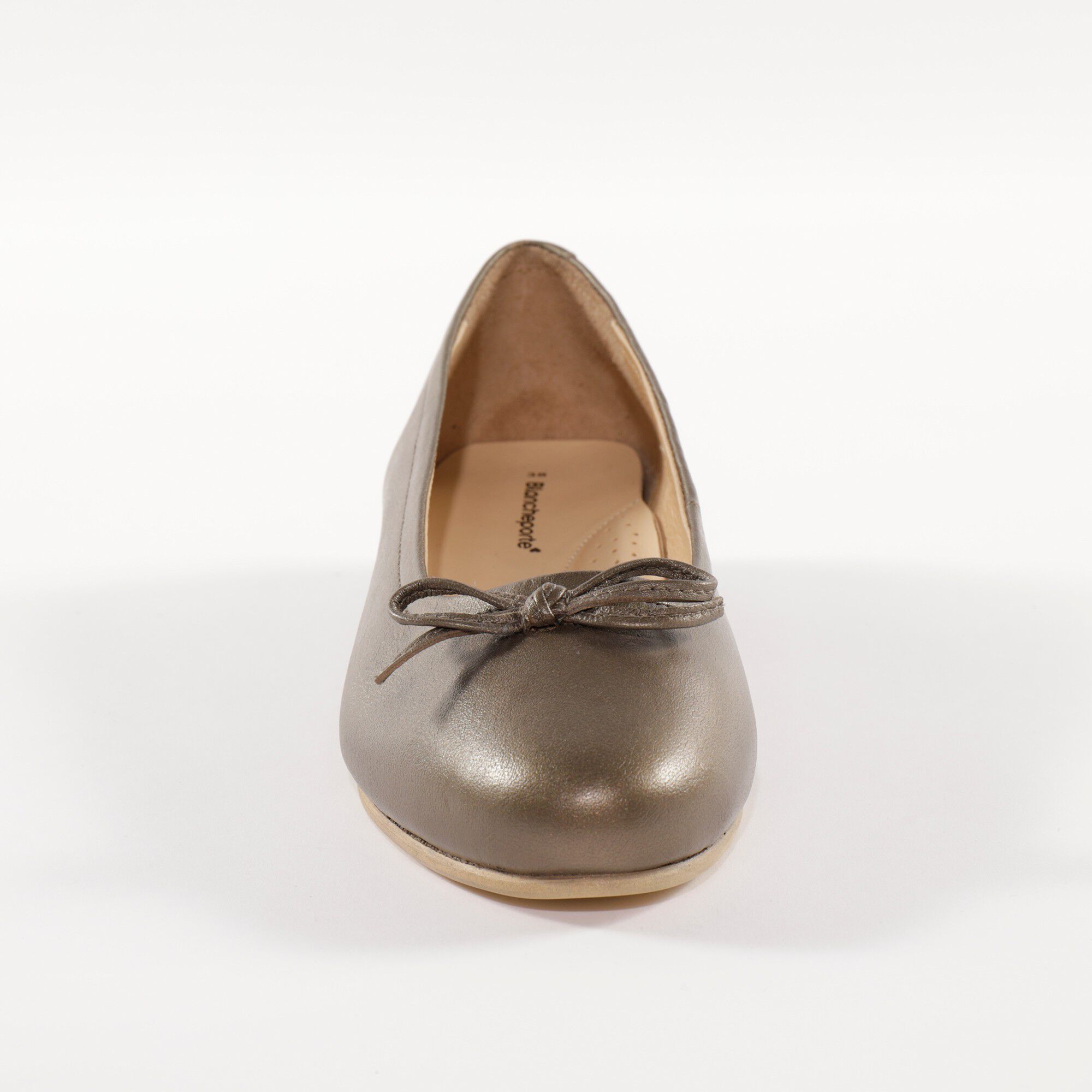 Ballerines plates en cuir confort