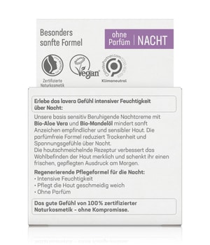 lavera Basis sensitiv Beruhigende Nachtcreme Nachtcreme-50 ml
