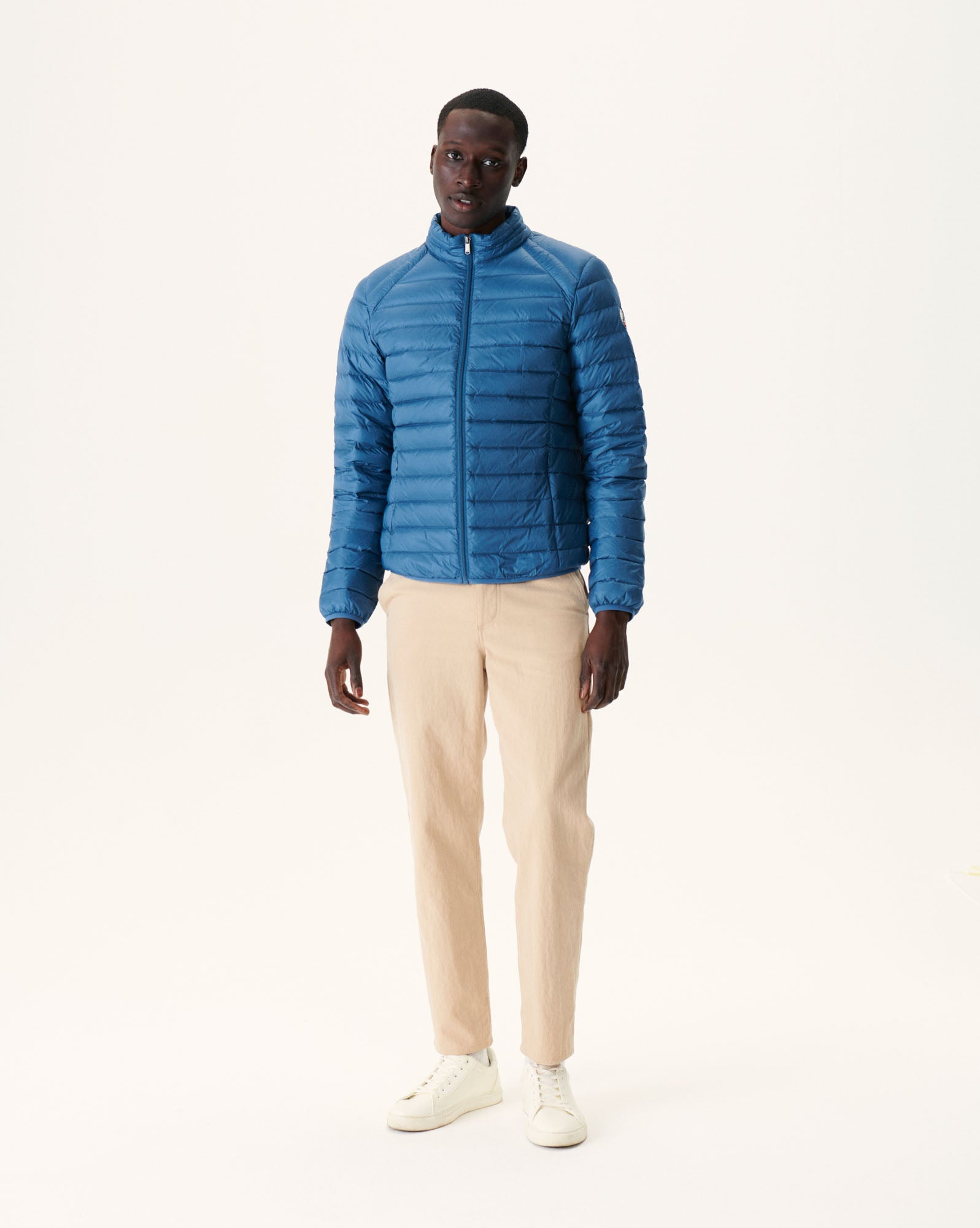 Doudoune légère Bleu jeans Mat