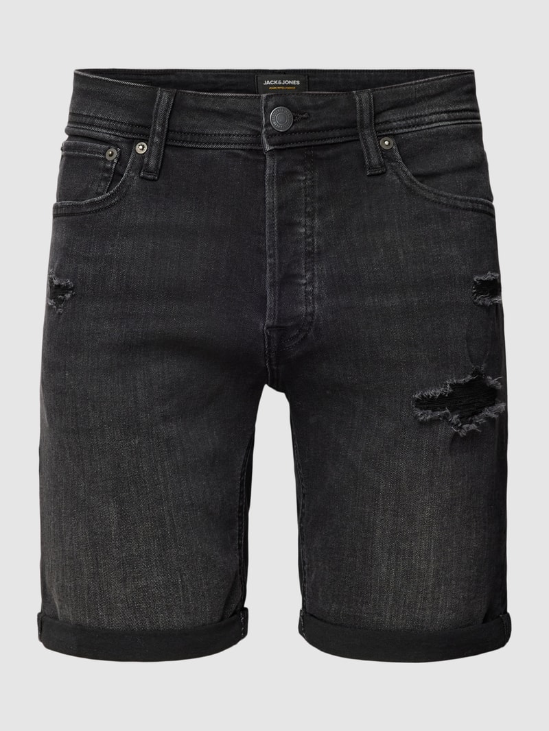 Bermudas in 5-Pocket-Design Modell 'RICK' in schwarz
