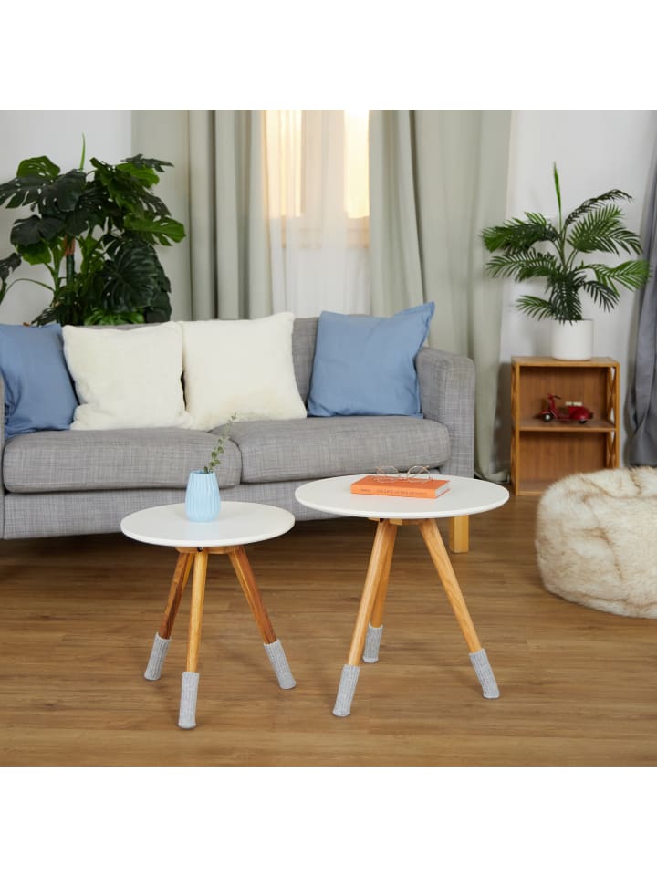 relaxdays 24 x Stuhlbeinsocken in Braun - (H)8,5 x Ø 2,5 cm günstig kaufen onesize