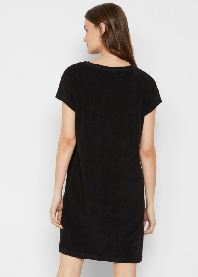 T-Shirt-Kleid aus Frottee