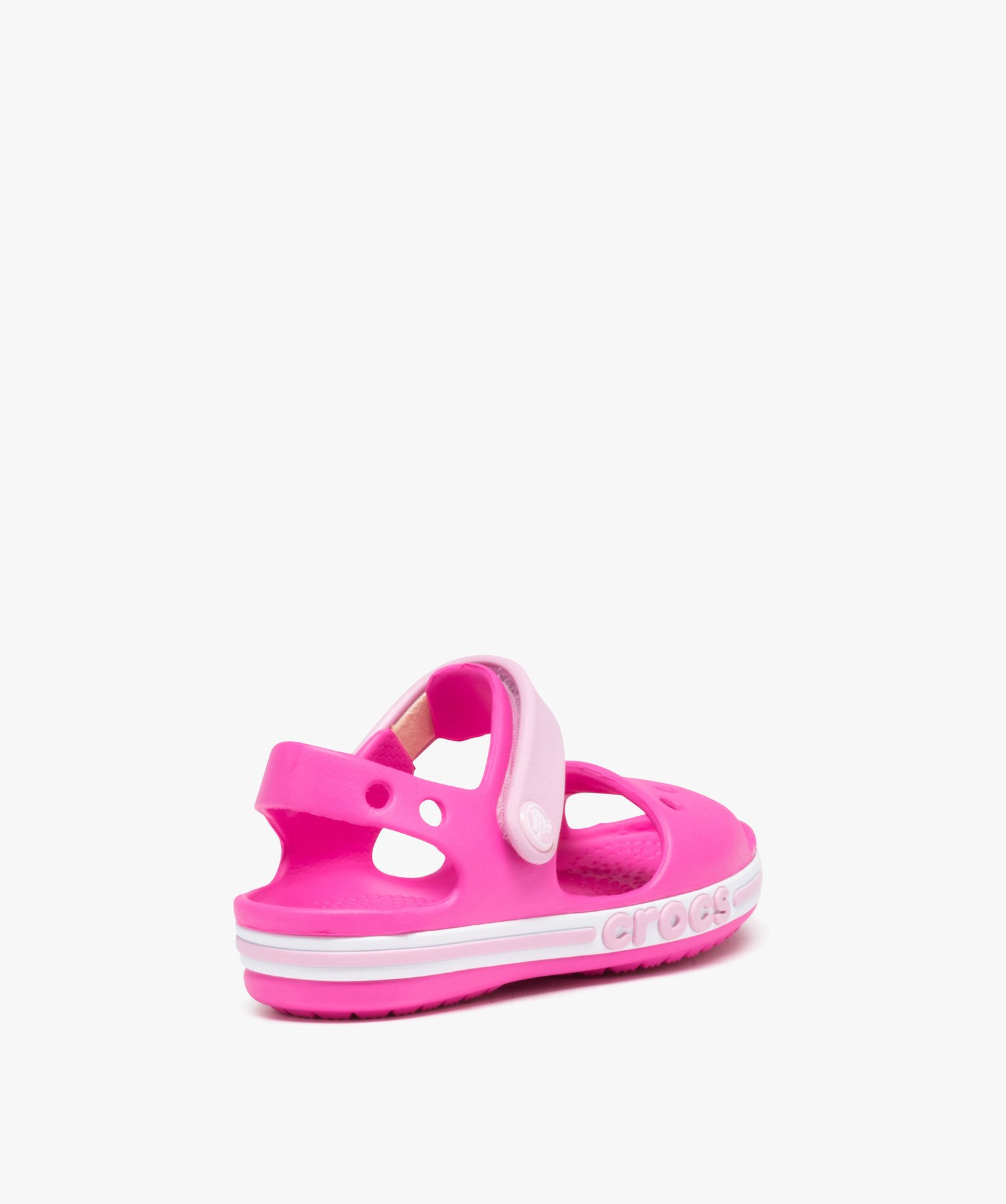 Sandales fille souples pour la plage avec bande à scratch -... rose | GEMO