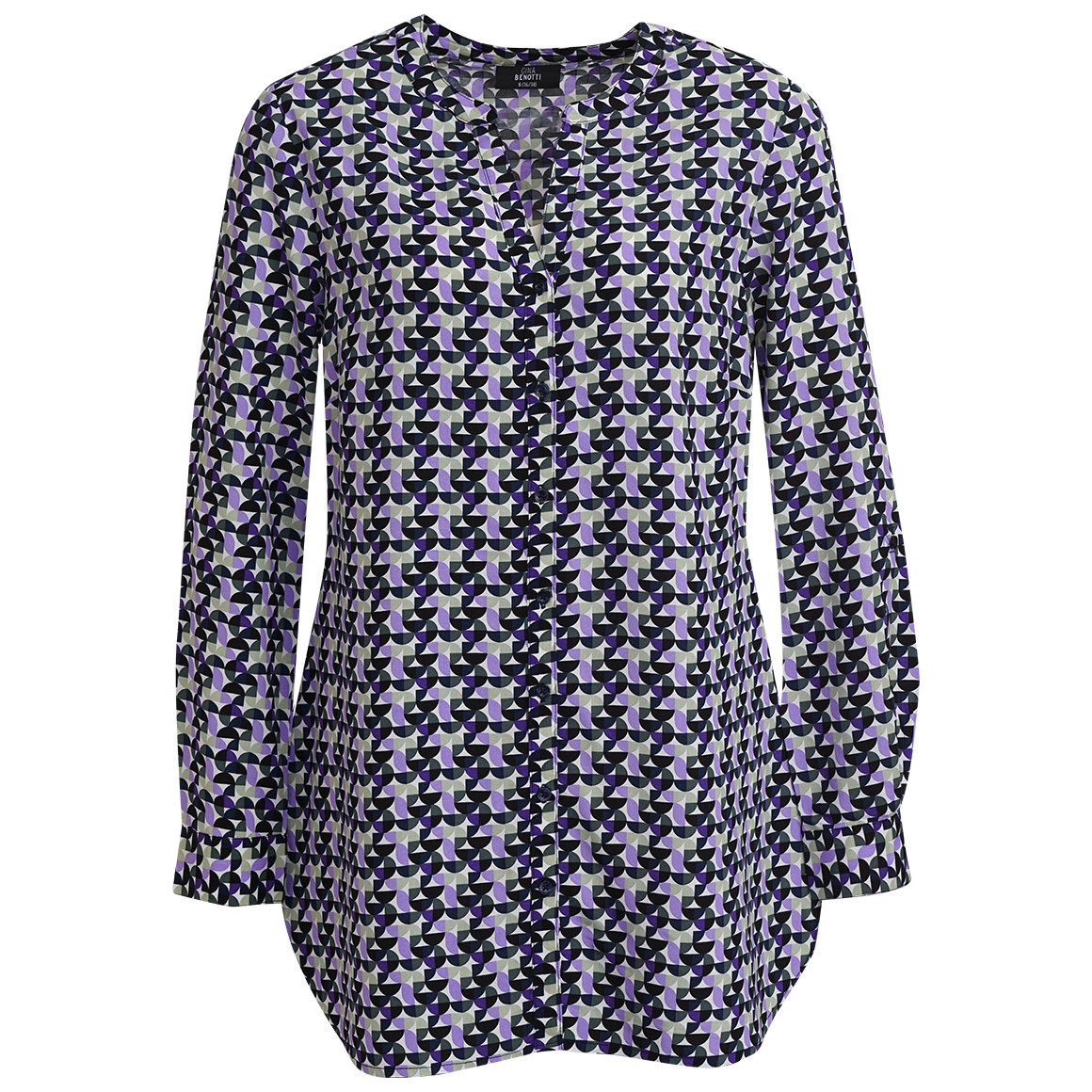 Damen Bluse mit Allover-Muster