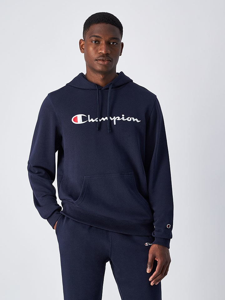 Champion Hoodie in Dunkelblau günstig kaufen