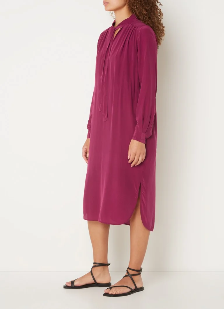 Rochie-tunică midi Vanessa Bruno Blenda cu buzunare laterale