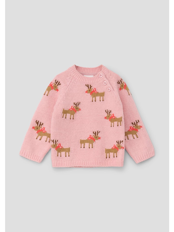 s.Oliver Strickpullover langarm in Pink günstig kaufen 74