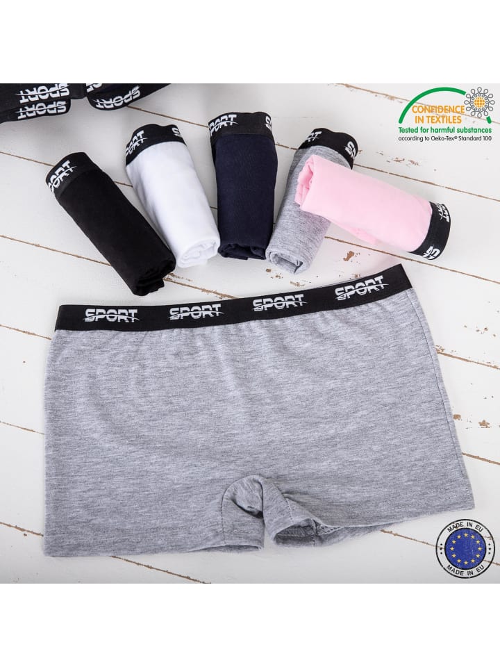 LOREZA 10er Set Pantys - Sport - Bunt günstig kaufen