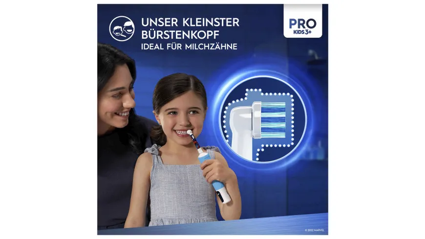 Oral-B Elektrische Zahnbürste Vitality Pro 103 Kids Spiderman mit Reiseetui, 1Stück