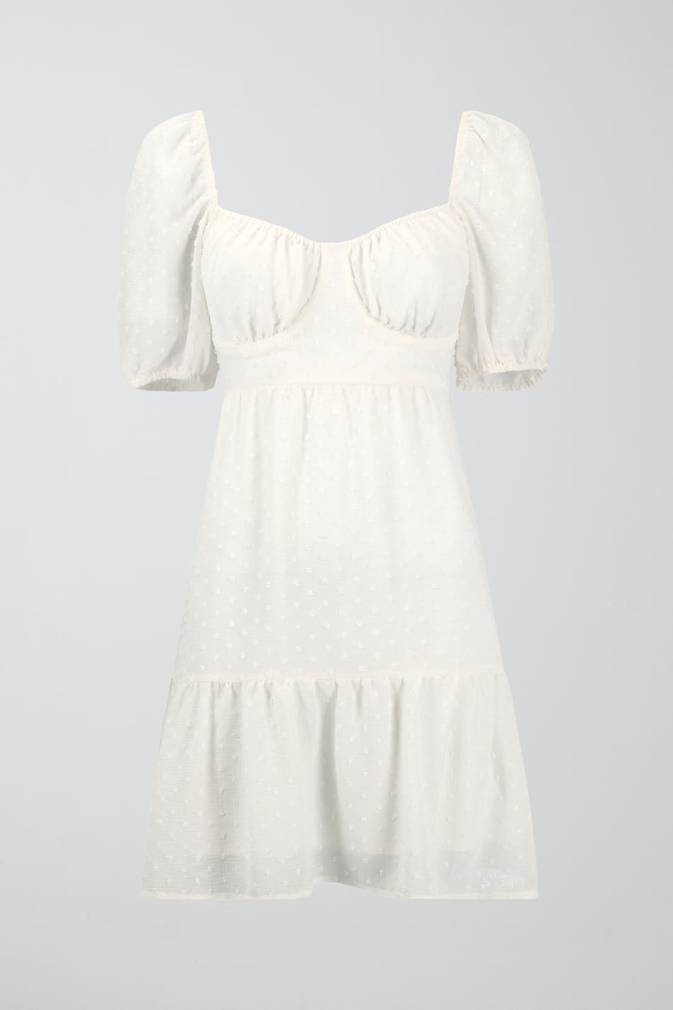 Dobby dot dress