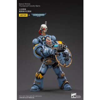 Warhammer 40k Actionfigur 1/18 Space Wolves Thunderwolf Cavalry Bjane