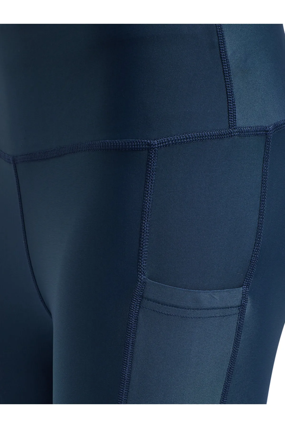 hummel  Sport-Leggings - Blau - Mittlerer Bund