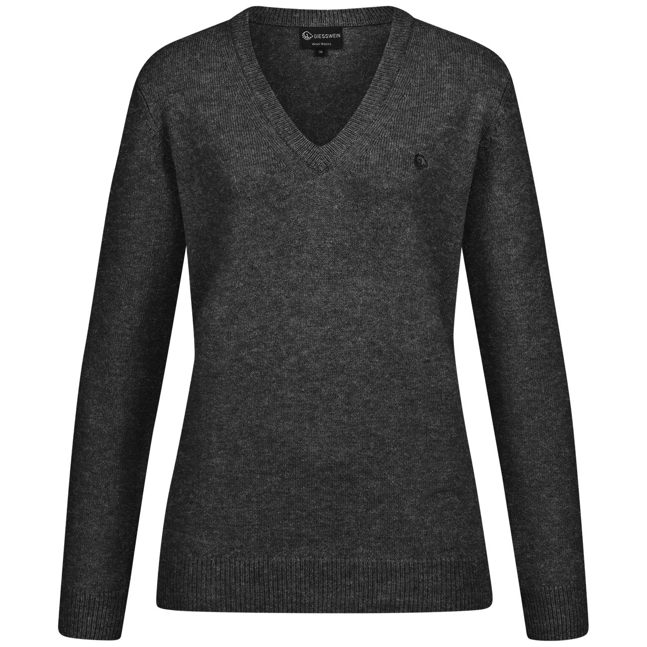 Wollpullover V-Ausschnitt Damen