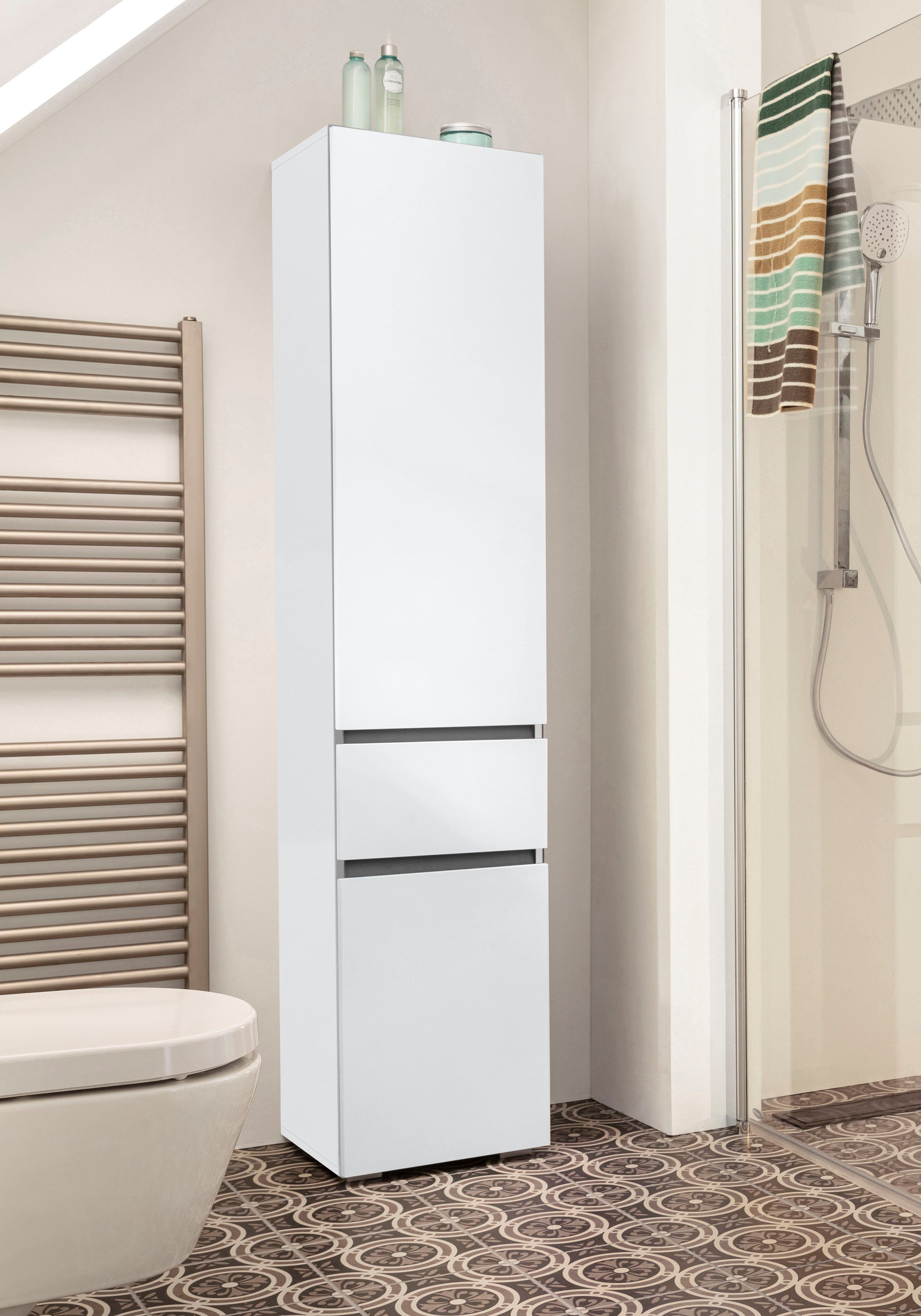 Home affaire Hochschrank Wisla Höhe 180 cm, mit Türen & Schubkasten
