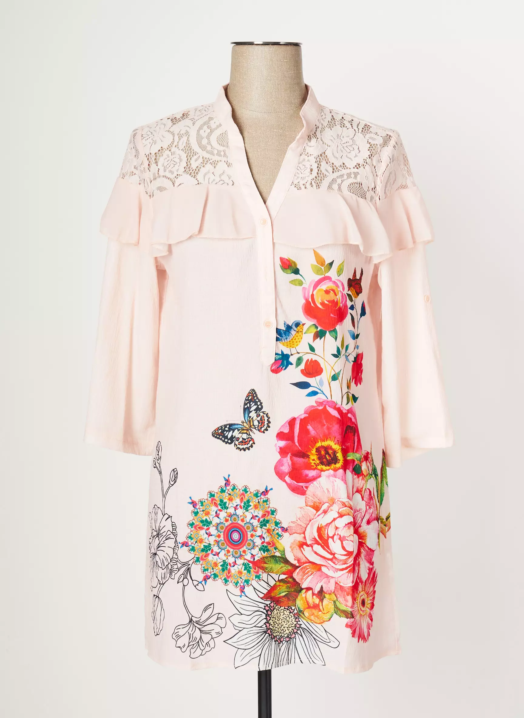 Multiples Robes Courtes Femme couleur rose