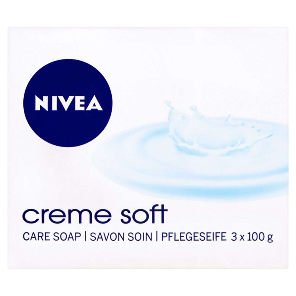 nivea SOFT - Pains de savon Mains et corps lotx3 Savon multi-usage
