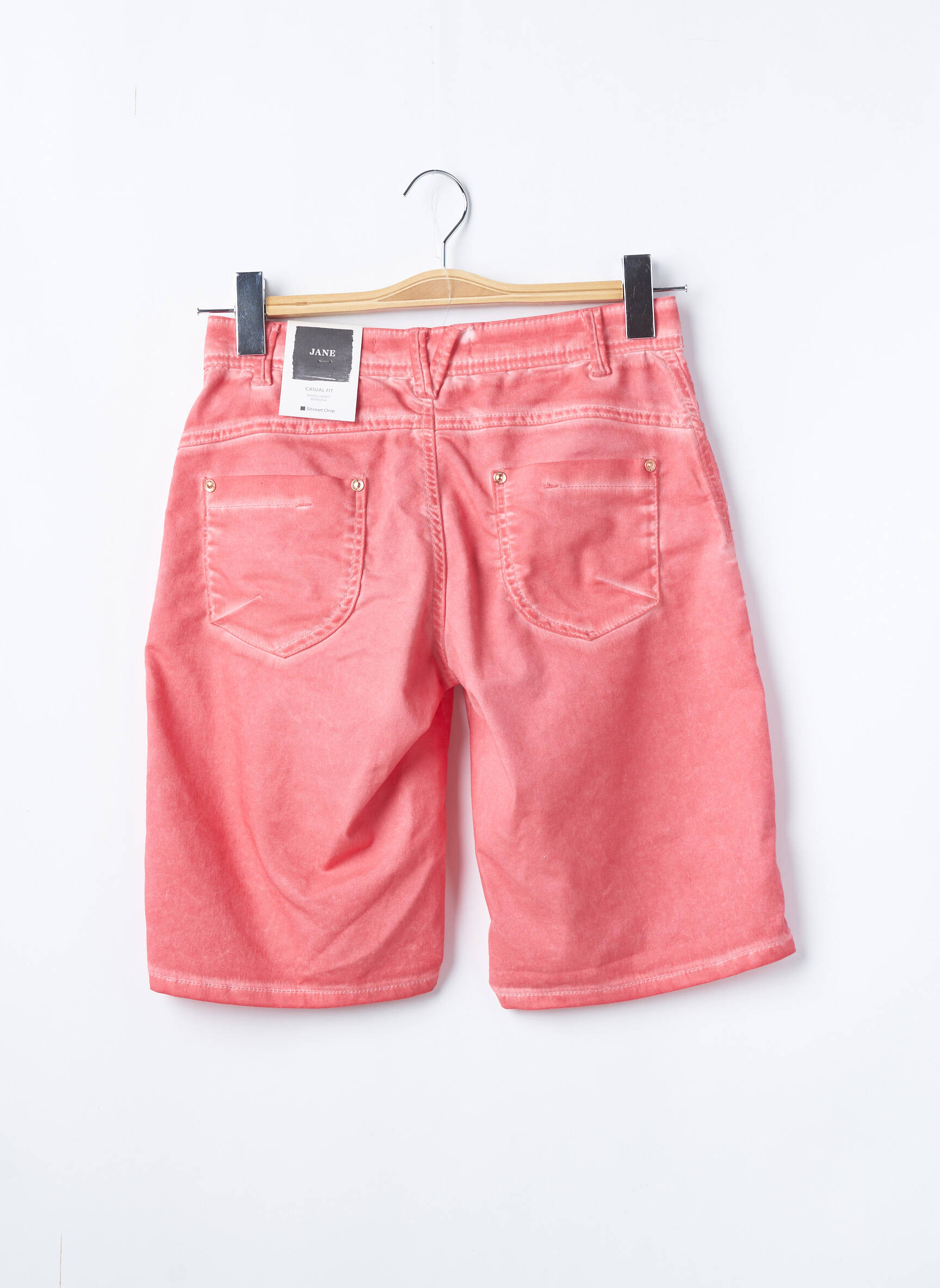 Street One Bermudas Femme couleur rouge