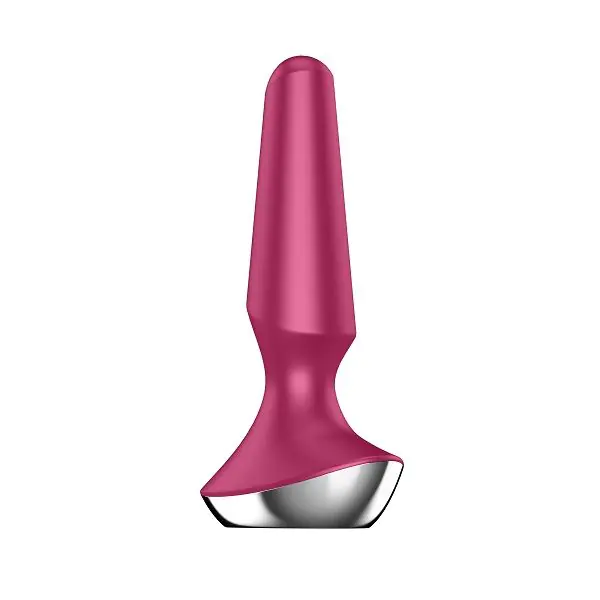 Satisfyer Massager Plug-iliciousConnect App Berry