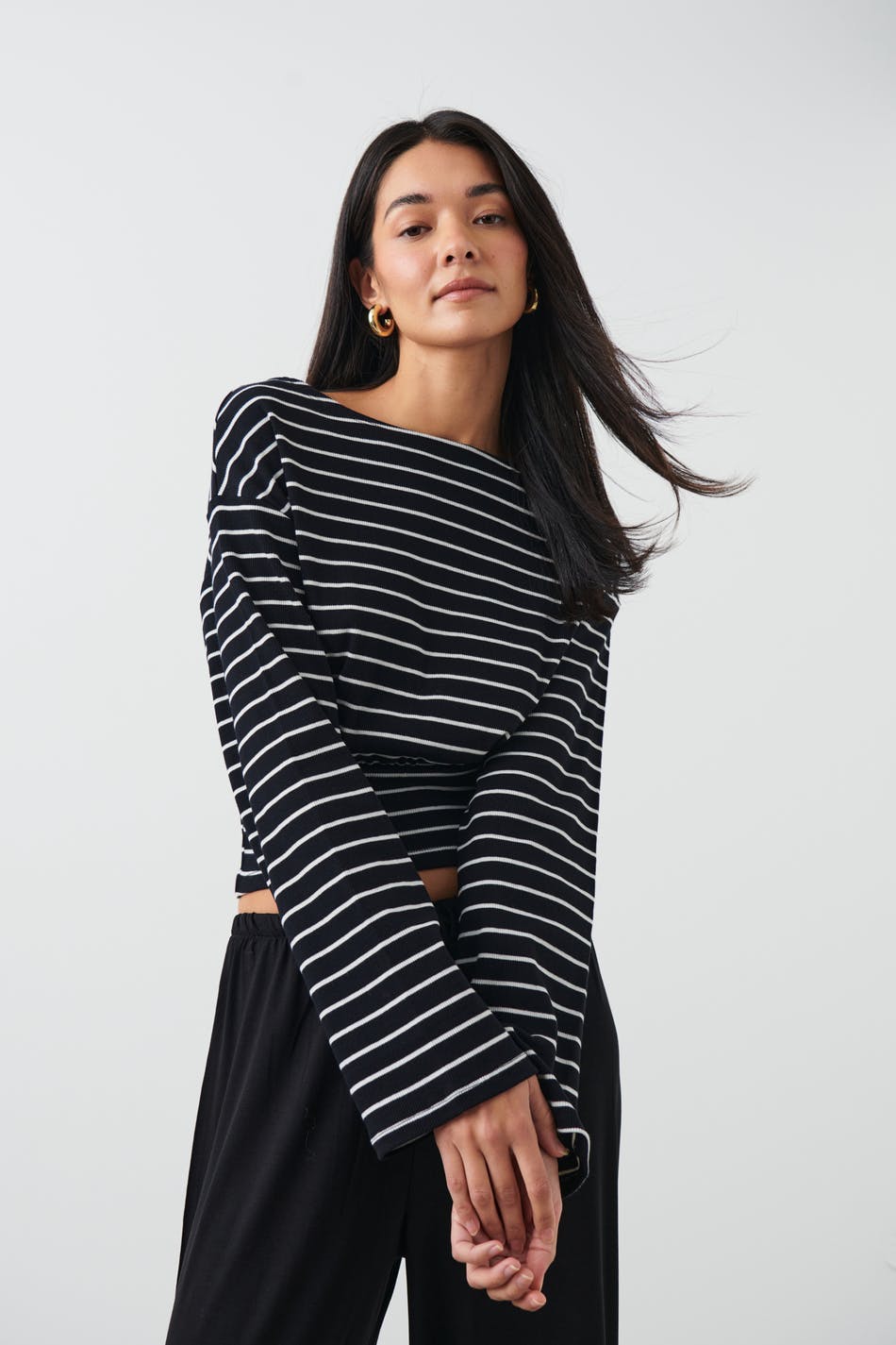 Flare sleeve top