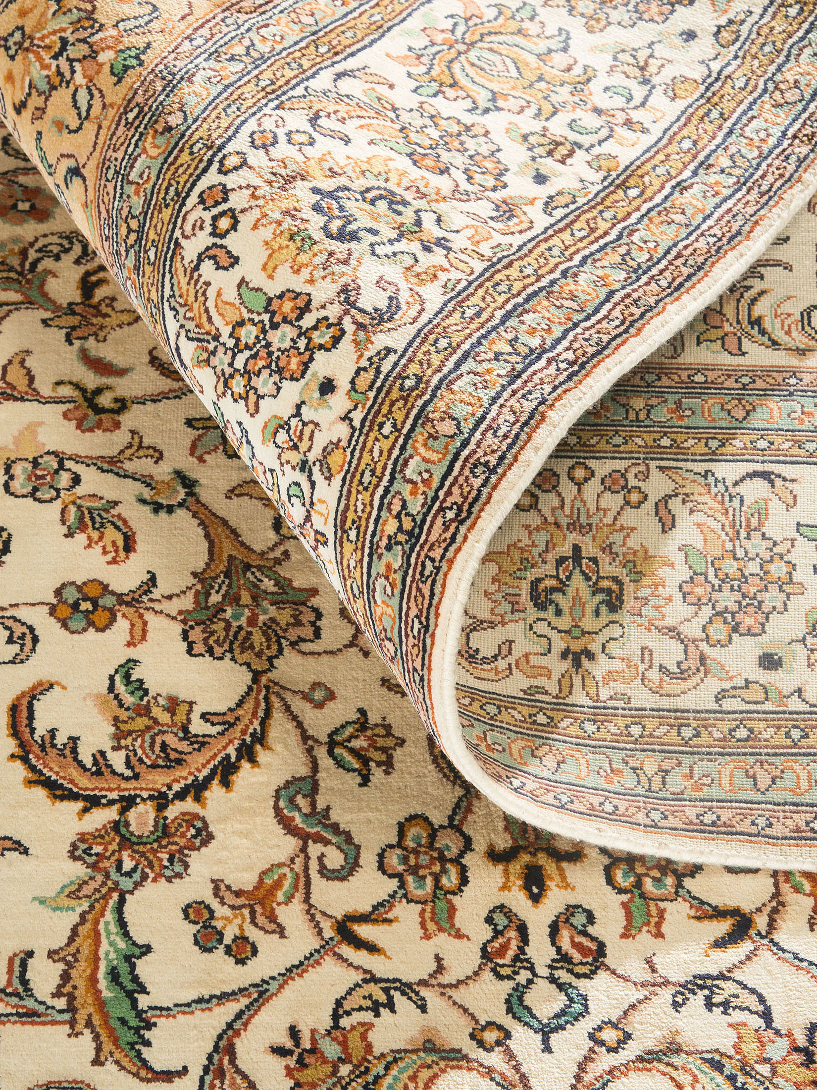 Kaschmir Seide 18/18 ca. 156 x 220 cm, Unikat / Einzelstück