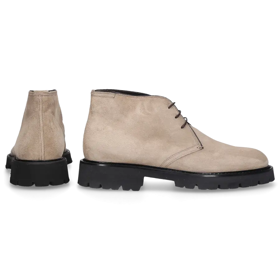 EN AVANT - Stiefeletten 470-02 Veloursleder - beige